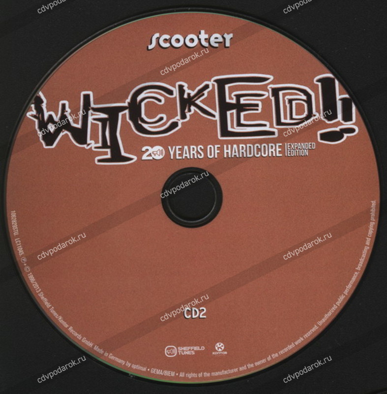 Scooter Wicked Years Of Hardcore Cds